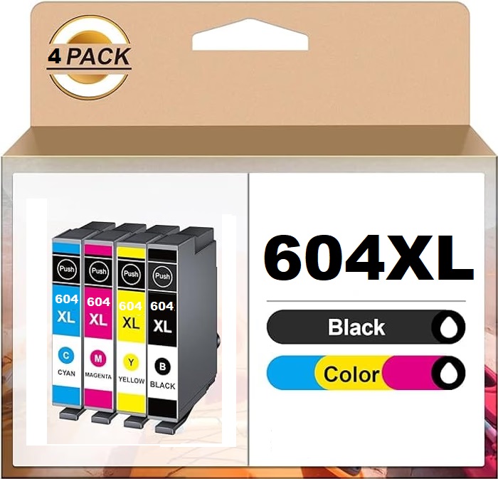 INK EPSON ΣΥΜΒΑΤΟ (C13T10H64010, 604XL) MULTIPACK (BK/C/M/Y) ***COMPO***