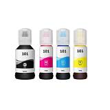 EPSON ΣΥΜΒΑΤΟ INK 101/102/103/104/106  BOTTLE MULTIPACK (BLACK130ML, COLORS 70ML)